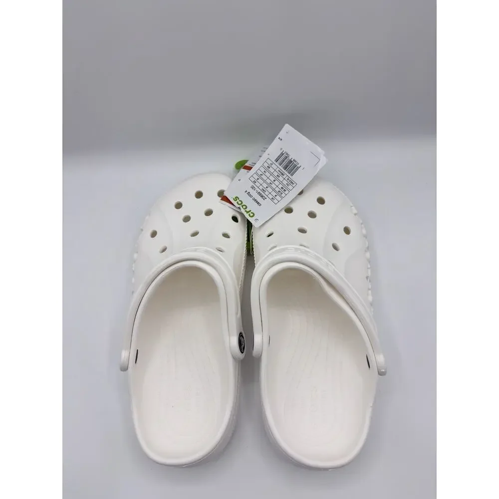 Crocs Classic Kids Clog 206991 Size J6 Youth 6 Slip On White NWT